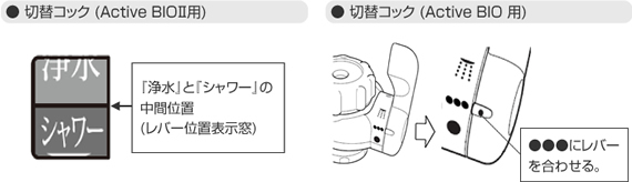 中間位置にセットしてください